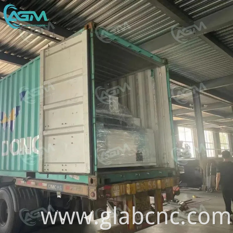 AGM Upgraded Technology Horizontal CNC Glass Working Machine Three Axis Machining